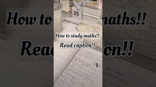 How to study maths Become pro in maths in just 30 days  logicalreasoning ytshorts [upl. by Sirenay750]