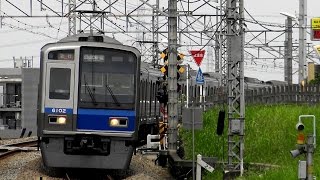 【4K】響くVVVFサウンド 日立GTOVVVF 西武鉄道6000系量産先行車6101F・6102F新宿線・拝島線 電車到着・発車シーン集 [upl. by Hillary67]