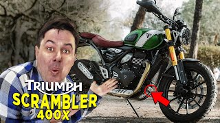 Triumph SCRAMBLER 400X A MOTO PERFEITA Minhas Impressões Sinceras [upl. by Ynaoj]