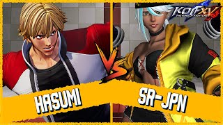 KOF XV ⚡ Hasumi RockMeitenkunIsla vs SrJPN LeonaNajdYuri ⚡ Steam Replay Match ⚡ [upl. by Ecaj]