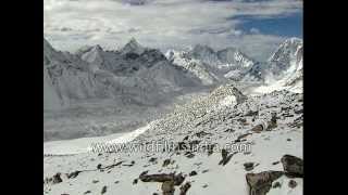 Spectacular mountains as seen from Mt Everest base camp [upl. by Las461]