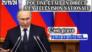 🚨cest gâté  POUTINE VEUT FRAPPER NEW YORK USA il ne rigole plus [upl. by Calvinna]