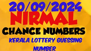 NIRMAL LOTTERY CHANCE NUMBERS 20092024 Kerala Viralvideos [upl. by Ahser]