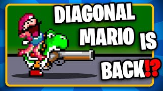 Diagonal Marios Hilarious NEW Adventure [upl. by Ayotas]