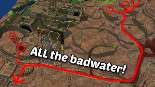 Connecting ALL the bad water sources on the map  Timberborn  Steeltide 13 [upl. by Aihtekal]