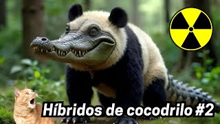 ¿ Cómo Se Ve a Un Híbrido de COCODRILO Con Otros ANIMALES  Fusion IA Animals 1 [upl. by Cinomod]