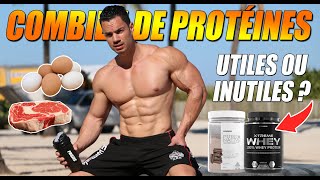 COMBIEN de PROTÉINES par jour POUR PRENDRE DU MUSCLE [upl. by Asilav]