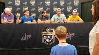 I met Dude Perfect Dude Perfect Tour 2021 [upl. by Ajssatan615]