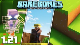 Bare Bones Texture Pack for Minecraft 121  How to Download amp Install Trailer Pack [upl. by Tatiania]