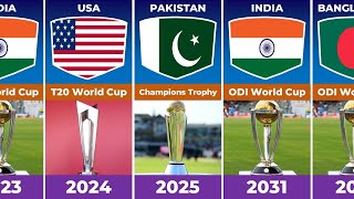 Upcoming ICC Events  2023 to 2031 [upl. by Emyle184]