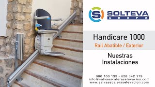 Silla Salvaescaleras Handicare 1000 [upl. by Yeltneb]