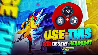 NEW Desert Eagle One Tap Headshot Trick🤯  Free Fire Me Headshot Kaise Mare🤔  MALIK FF [upl. by Arayt401]