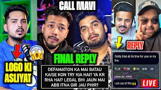 Mavi Reply BACK on DEFAMATION Case🥵 CALL Mavi🤯 Goldy Bhai Thug Reply on LIVE😱 420 OP Ultron STORY🚨 [upl. by Watters]