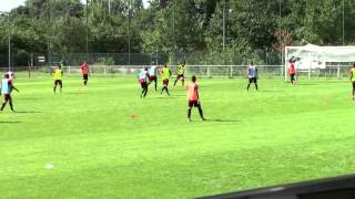 Séance entrainement football  Stade Rennais  Jeu de conservation  progression à 6 contre 6 [upl. by Ticknor]