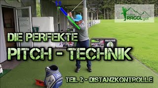 DISTANZKONTROLLE BEIM PITCHEN  GOLFTECHNIK [upl. by Akinert341]