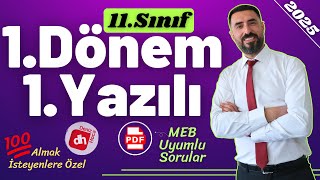 11SINIF 1DÖNEM 1YAZILI SORULARI Yeni Nesil Sorular 💯 11 Edebiyat Sınava Hazırlık Çalışması [upl. by Latyrc150]