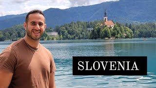 Slovenia 🇸🇮 walking tour  city centre and lake bled [upl. by Seely]