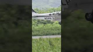 Beechcraft G58 Baron N589LB Approach to Mayaguez airport SIGMAZ [upl. by Ayotahs725]