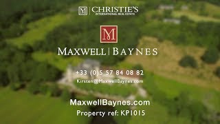 SOLD Romantic chateau with guest house river amp lake Dordogne France MaxwellBaynes ref KP1015 [upl. by Line315]