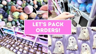 ♡ STUDIO VLOG ♡ Packing orders  Crystals pins amp mystery machines  Small business day in the life [upl. by Godrich82]