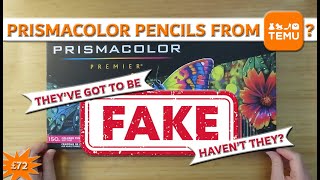 Fake Prismacolor Pencils From Temu [upl. by Martyn]