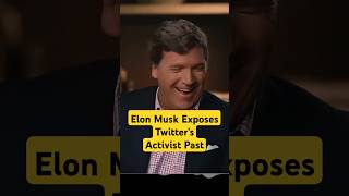 Tucker Carlson Laughs as Elon Musk Exposes Twitter’s Activist Past [upl. by Hayyikaz129]