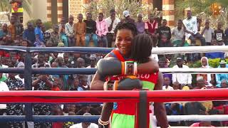 YPABC KWARA STATE BOUT 4 FEMALE 52KG HAWAWU OGUNMODEDENIGERIA VS PAULINE ASSOGBAREP OF BENIN [upl. by Eibbed704]