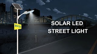 How does a Street Light work Solar LED Street Light [upl. by Nosnar]