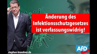 Änderung des Infektionsschutzgesetzes ist verfassungswidrig Pressekonferenz [upl. by Encratis372]