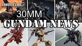 30MM Armored Core Kits Requiem for Vengeance HGs Build Metaverse Kits And More Gundam News [upl. by Vijnas]