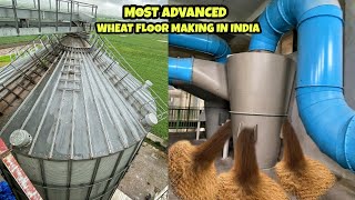 MOST ADVANCED Wheat Flour Making in India😱😱 देखिए बड़ी फैक्ट्रियों में कैसे आटा बनाया जाता है😳😳 [upl. by Irehj]