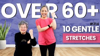 10 Stretching Exercises for 60 Year Olds Mobility and Strength Training [upl. by Berner883]