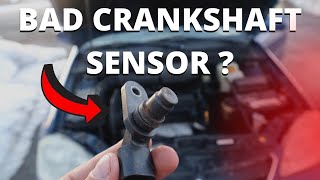 SYMPTOMS OF A BAD CRANKSHAFT POSITION SENSOR [upl. by Zirtaeb906]