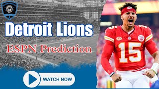 Detroit Lions projected to Win Super Bowl by ESPN [upl. by Omar]