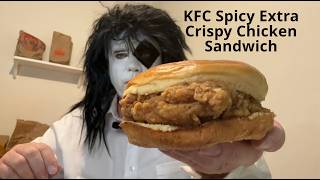 KFC Spicy Chicken Sandwich Review kfc reviews foodtrend [upl. by Eiryk]