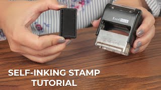 How to ReInk SelfInking Stamps [upl. by Oluap]