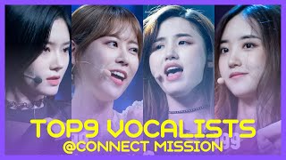 Girls Planet 999 TOP9 VOCALISTS BASED ON MY OPINION CONNECT MISSION [upl. by Zara30]