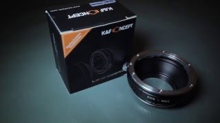 KampF Concept® Lens Mount Adapter for Canon EOS EF mount Lens to GH4 [upl. by Anwahsar]