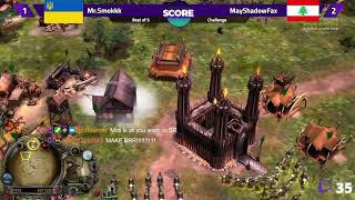 Mordors Haradrim Army Vs Goblins MrSmokkk Prized Challenge  LotR BFME2 RotWK v202 [upl. by Clemmy]