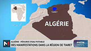 Algérie Émeutes et pénurie d’eau à Tiaret [upl. by Alyk]