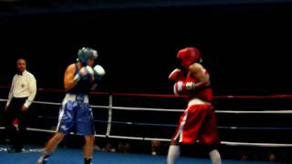 2009 USA National Boxing Womens 132lbs Final Tiara Brown vs Patricia Manuel [upl. by Sirob]