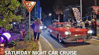 4k Car Cruise  Cooly Rocks On Festival 8 June 2024  Coolangatta  Gold Coast  QLD  Australia [upl. by Roi]