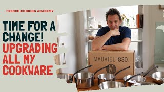 Mauviel Mcook professional range French cookware first impressions and unboxing [upl. by Adnirual]