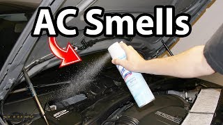 How to Remove AC Smells in Your Car Odor Life Hack [upl. by Artima156]