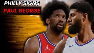 Phillys Power Trio Paul George Joins The Sixers [upl. by Greenman]