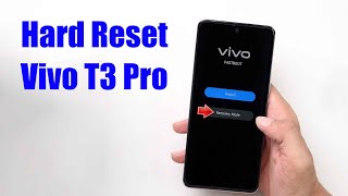 Hard Reset Vivo T3 Pro  Factory Reset Remove PatternLockPassword How to Guide [upl. by Gough938]