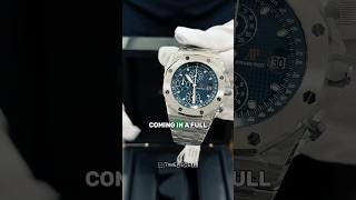 Unboxing 25th Anniversary Limited Edition AudemarsPiguet Royal Oak Offshore Chronograph watches [upl. by Aleahcim]