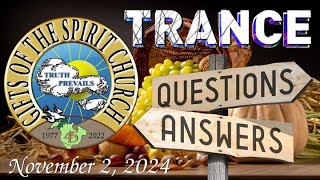 GOTSC Trance Questions and Answers November 2 2024 [upl. by Feenah]