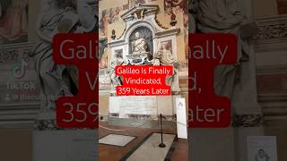 Tomb of Galileo Florence and Galileo’s Vindication catholicchurch science galileo astronomy [upl. by Erving272]