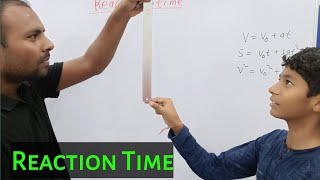 Class 11 Physics  Experiment On Reaction Time And Deeply Explained [upl. by Lemak]